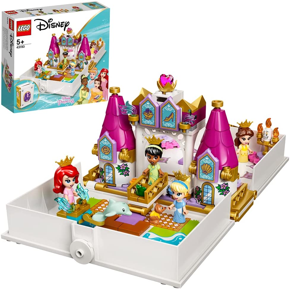 LEGO 樂高 迪士尼公主系列 愛麗兒、貝兒、灰姑娘蒂蒂安娜公主書 43193