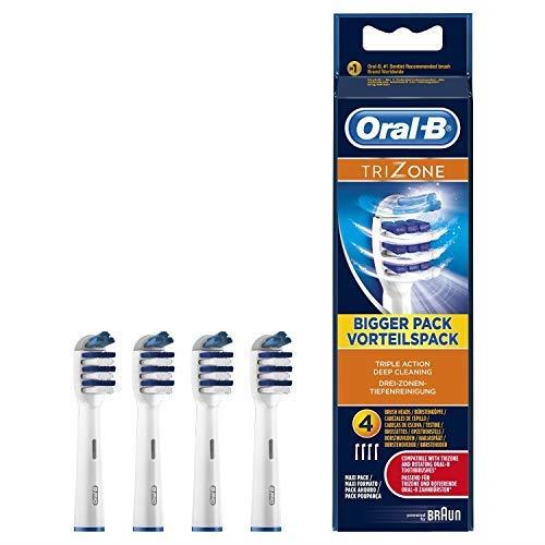 【10%點數回饋】【美國代購-現貨】Oral-b Trizone 牙刷頭組 4 個替換補漆 適用於電動