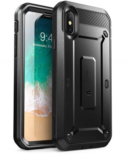 【美國代購】SUPCASE iPhone X Xs保護套 堅固皮套保護套 Unicorn Beetle PRO系列 黑色