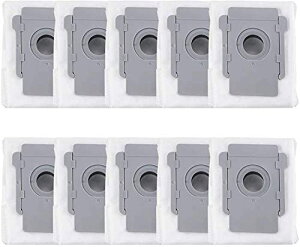 【美國代購】10 件裝集塵袋 相容 Roomba i7 E5 E6 S9 S9+ 系列吸塵器 清潔底座污垢處理處理袋