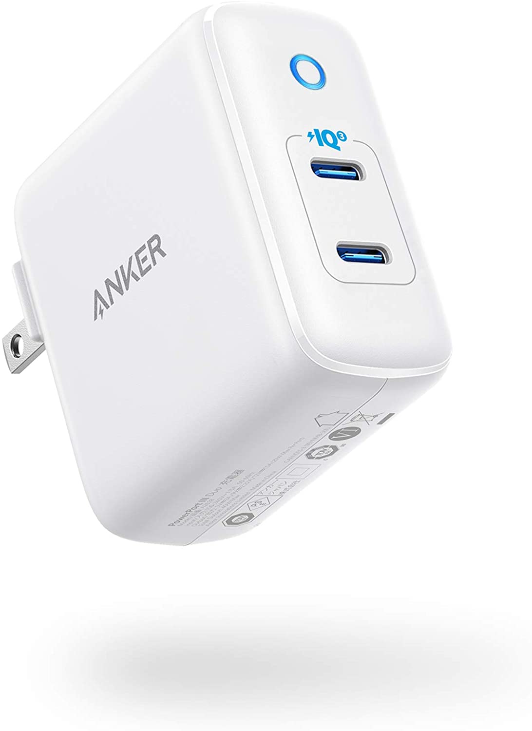 【美國代購】Anker 40W PIQ 3.0 PowerPort III Duo C 型可折疊快速充電器 為 iPhone Galaxy Pixel iPad/iPad 供電