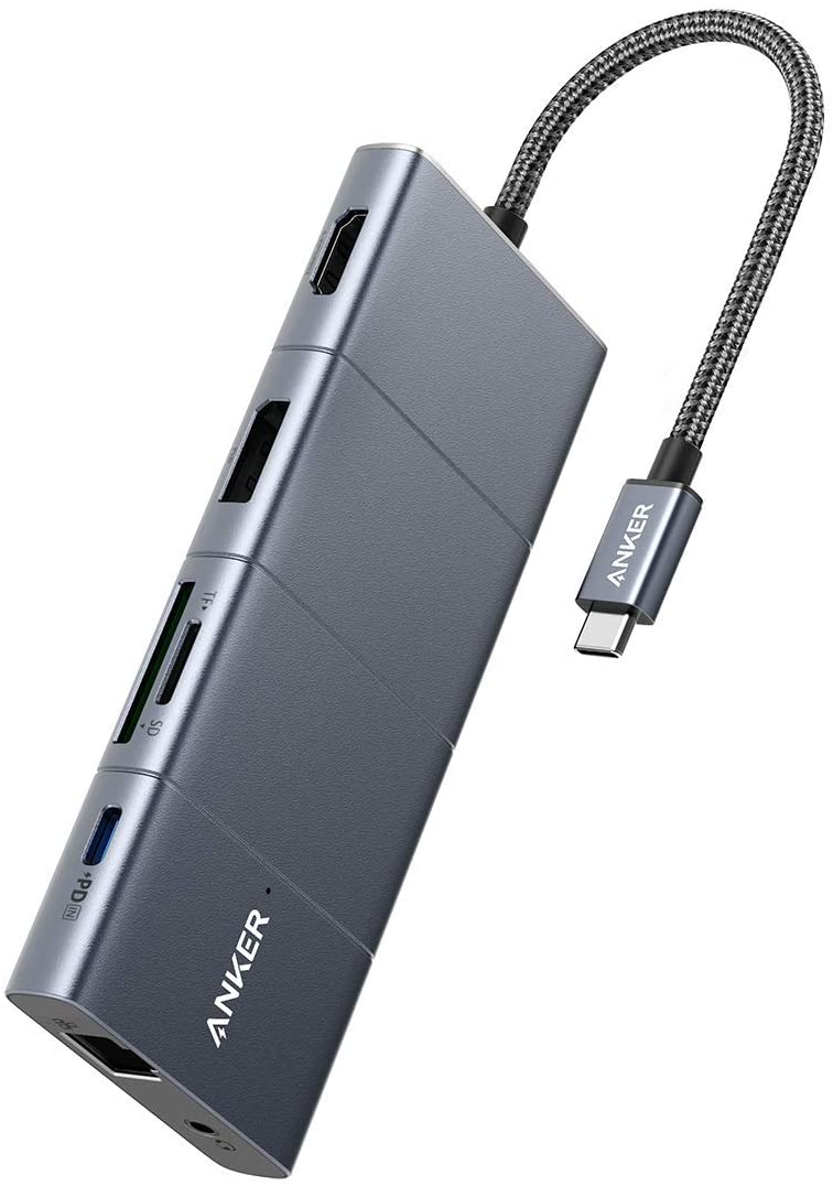 【折300+10%回饋】【美國代購】Anker PowerExpand 11 合 1 USB C 集線器適配器 4K 100W 功率傳輸 以太網
