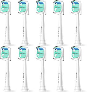 【美國代購】Hesubam 替換牙刷頭適用於飛利浦 Sonicare Flexcare DailyClean 1100 C2-10 包