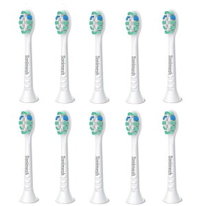 【美國代購】與Philips Sonicare電動牙刷相容的替換牙刷頭 每包10個