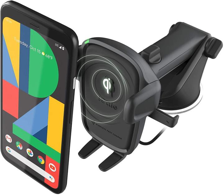 【美國代購】iOttie無線車載充電器Easy One Touch Wireless 2 Qi充電儀表板手機座