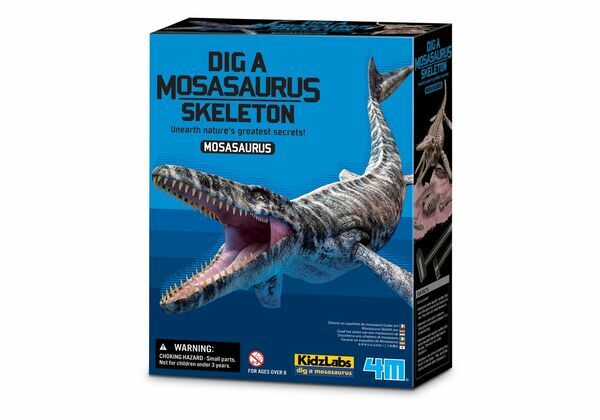 《4M》挖掘考古 挖掘化石:白堊紀滄龍 KidzLabs/Dig A Mosasaurus Skeleton 東喬精品百貨