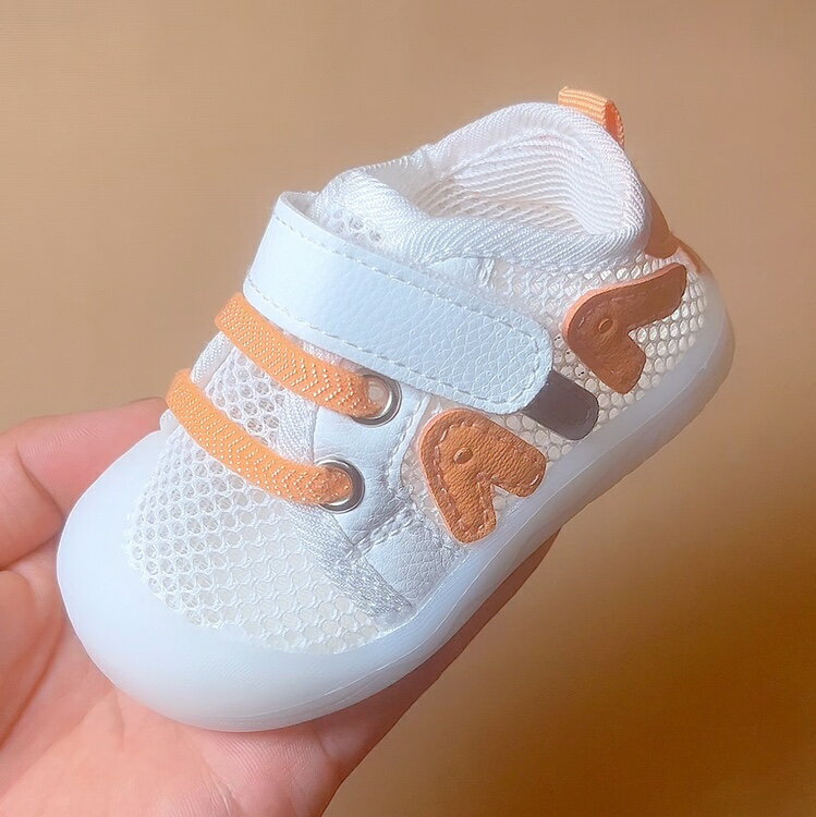 學步鞋 嬰兒鞋 寶寶襪鞋 寶寶鞋子夏季女童學步鞋6個月嬰兒鞋一歲半男寶軟底嬰幼兒涼鞋網2『TS3027』