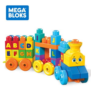 Fisher-Price 費雪MEGA BLOKS 美高大積木音樂字母學習火車【六甲媽咪】