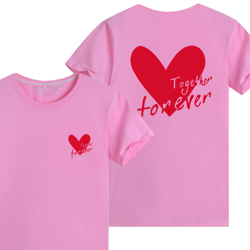 親子裝 純棉T恤 愛心 短袖T恤 短T 全家福 團體服 童裝一家三口 一家四口 全家裝 母女裝 班服 櫻桃嚴選 5