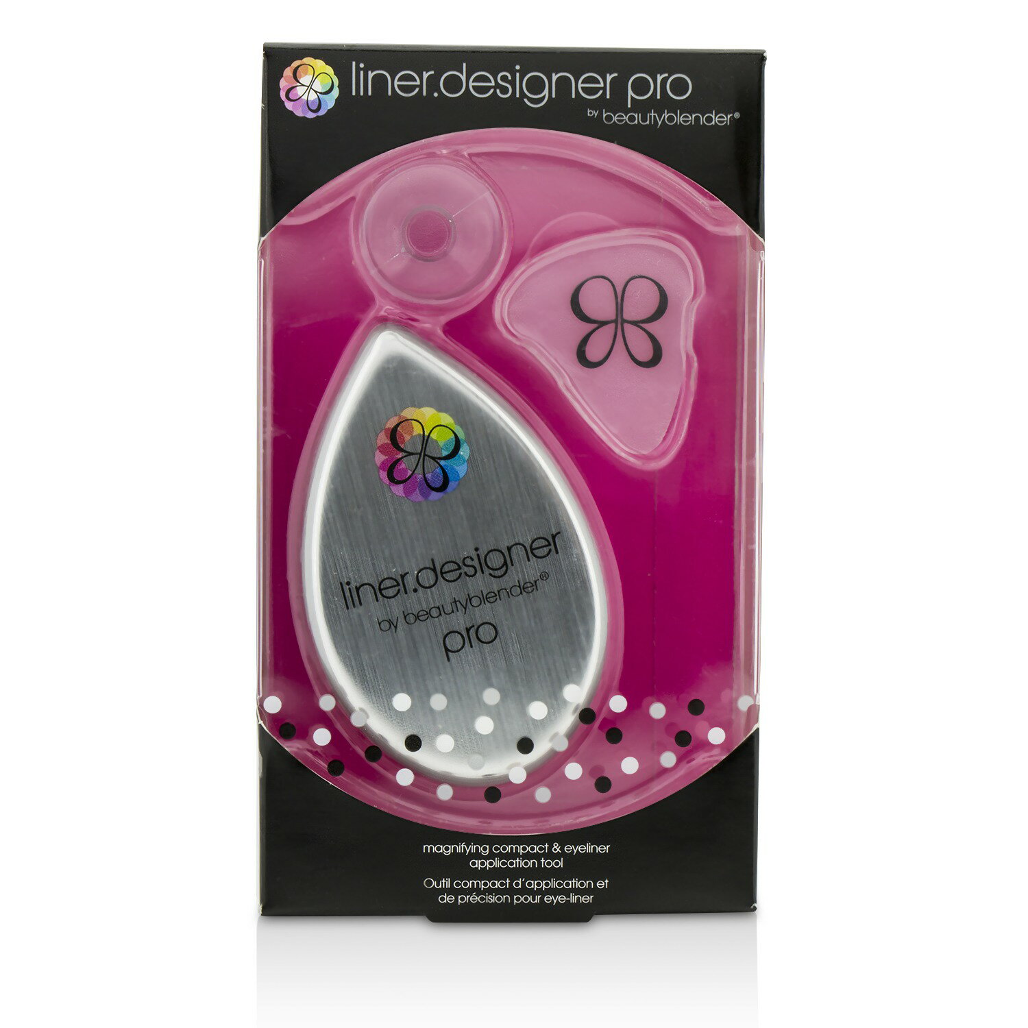 BeautyBlender - 精緻眼線組合Liner Designer (1x 眼線輔助工具, 1x 磁鐵鏡盒, 1x 固定底座)