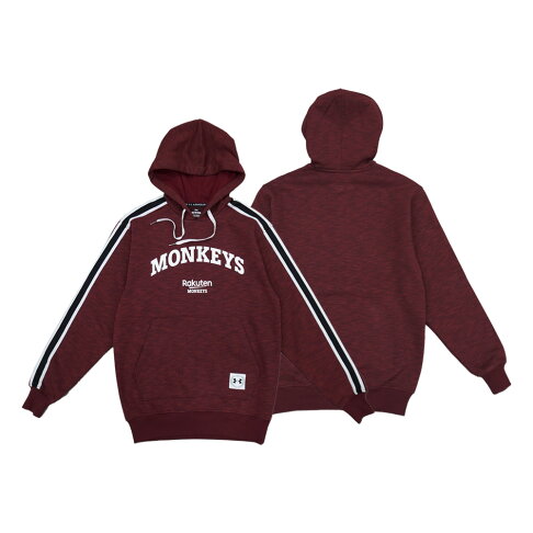 Rakuten Monkeys X UA聯名帽T-紅 0