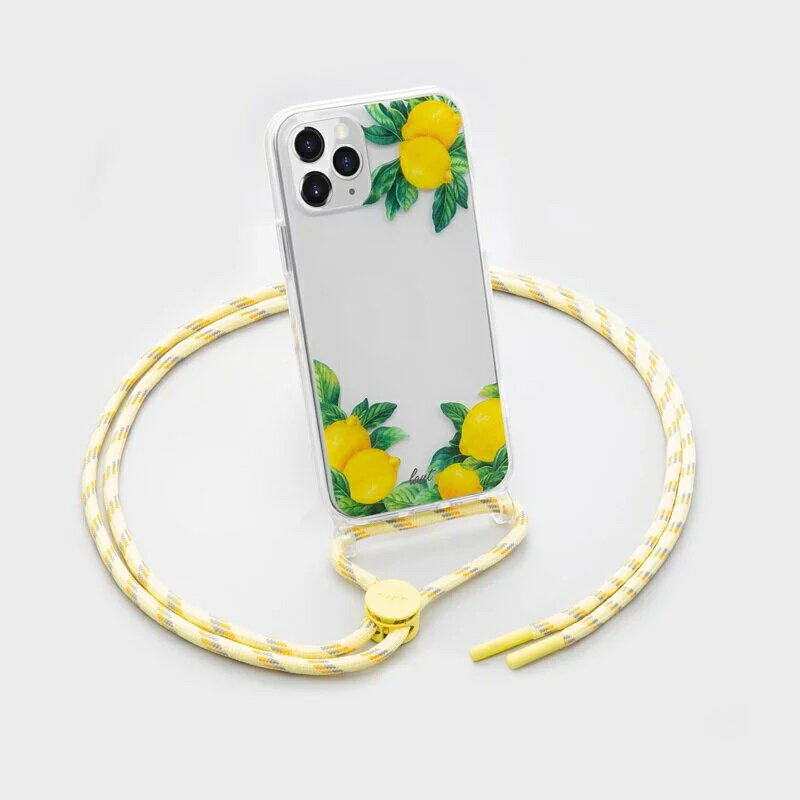 iPhone 12 series｜CRYSTAL POP系列掛繩背帶手機殼-檸檬子｜LAUT