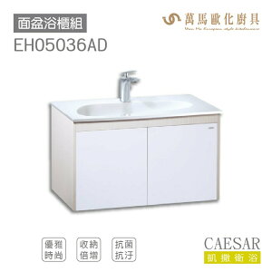 CAESAR 凱撒衛浴 面盆 浴櫃 面盆浴櫃組 優雅時尚 奈米抗菌抗污 FFC 收納倍增 LF5036 不含安裝
