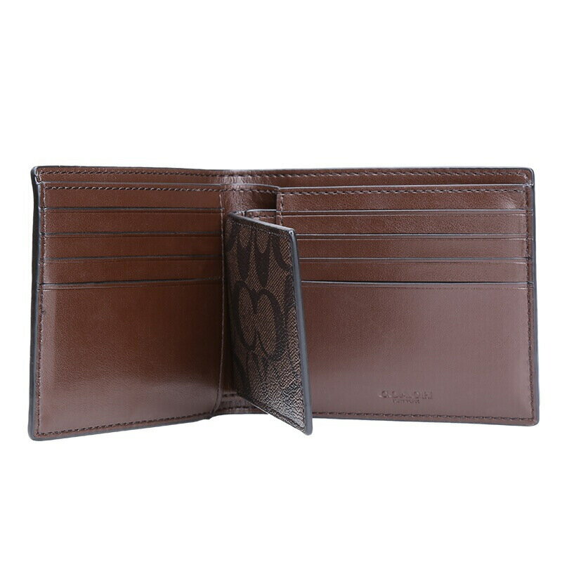 COACH男士C紋PVC短款對折錢包錢夾F74993  (預購)【 購物節優惠 ★ 菲尼斯 國際精品 3折起 】 8