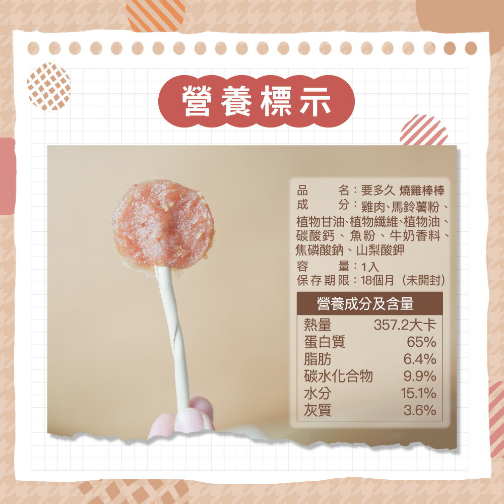 要多久 🍭【燒雞棒棒】 🍭 狗狗棒棒糖 狗零食 狗棒棒糖 犬零食 寵物棒棒糖 棒棒糖 潔牙骨 4 要多久 🍭【燒雞棒棒】 🍭 狗狗棒棒糖 狗零食 狗棒棒糖 犬零食 寵物棒棒糖 棒棒糖 潔牙骨 4