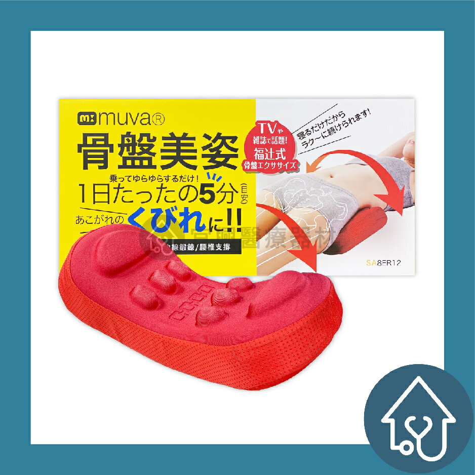 【免運】三樂事Sunlus muva美姿骨盤枕 骨盆枕 瑜伽枕 按摩滾輪 瑜珈滾筒 靠枕 背部按摩 按摩枕