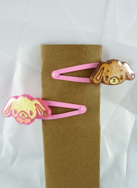 【震撼精品百貨】Sugarbunnies 蜜糖邦尼 髮夾組 點點亮粉 震撼日式精品百貨