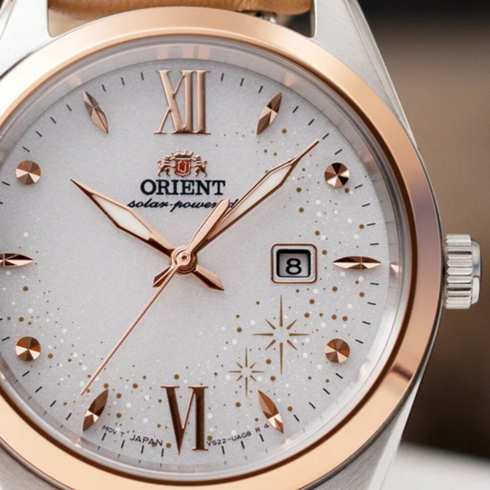 ORIENT 東方錶 RA-WG0604S 三針羅馬刻度太陽能腕錶 白 32.1mm｜樂天領券現折★全館特惠中★指定刷卡回饋10% 4