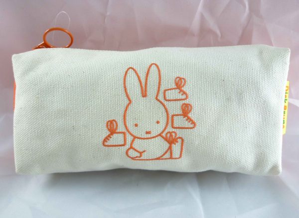 【震撼精品百貨】Miffy 米菲兔米飛兔 筆袋 橘 震撼日式精品百貨