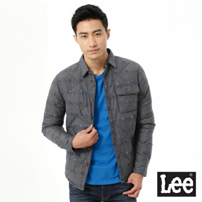 Lee 法蘭絨印花長袖襯衫