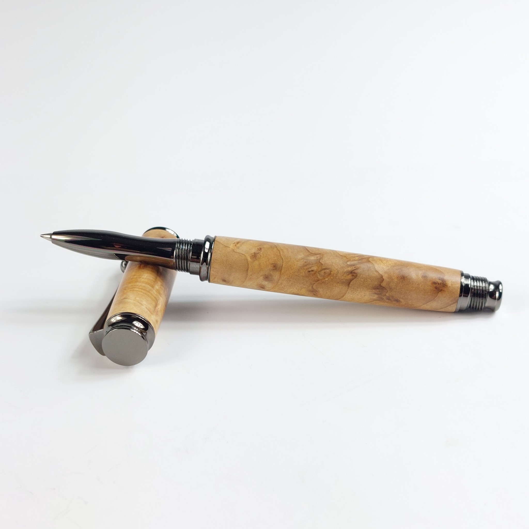 福杉樹榴旋轉鋼珠筆 #KOBE手工筆 #手工筆 #手工鋼珠筆
