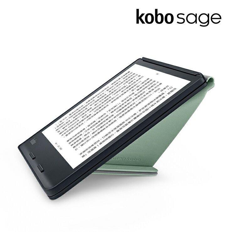 Kobo Sage 原廠皮革磁感應保護殼  | 沉靜黑 3