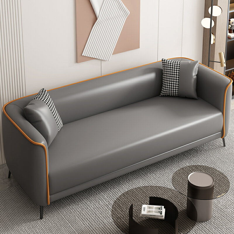 沙發小戶型簡易出租房公寓辦公休息區經濟型科技布雙三人客廳沙發 沙發 布藝沙發 科技布沙發 小型沙發 客廳沙發 實木框架沙發 單/雙人沙發