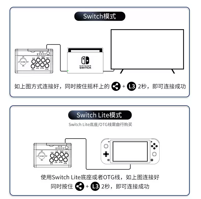 ●秋葉電玩● DOBE 7IN1 格鬥大搖桿 大搖 NS/PS4/ PS3/Xbox/PC TP4-1886 5