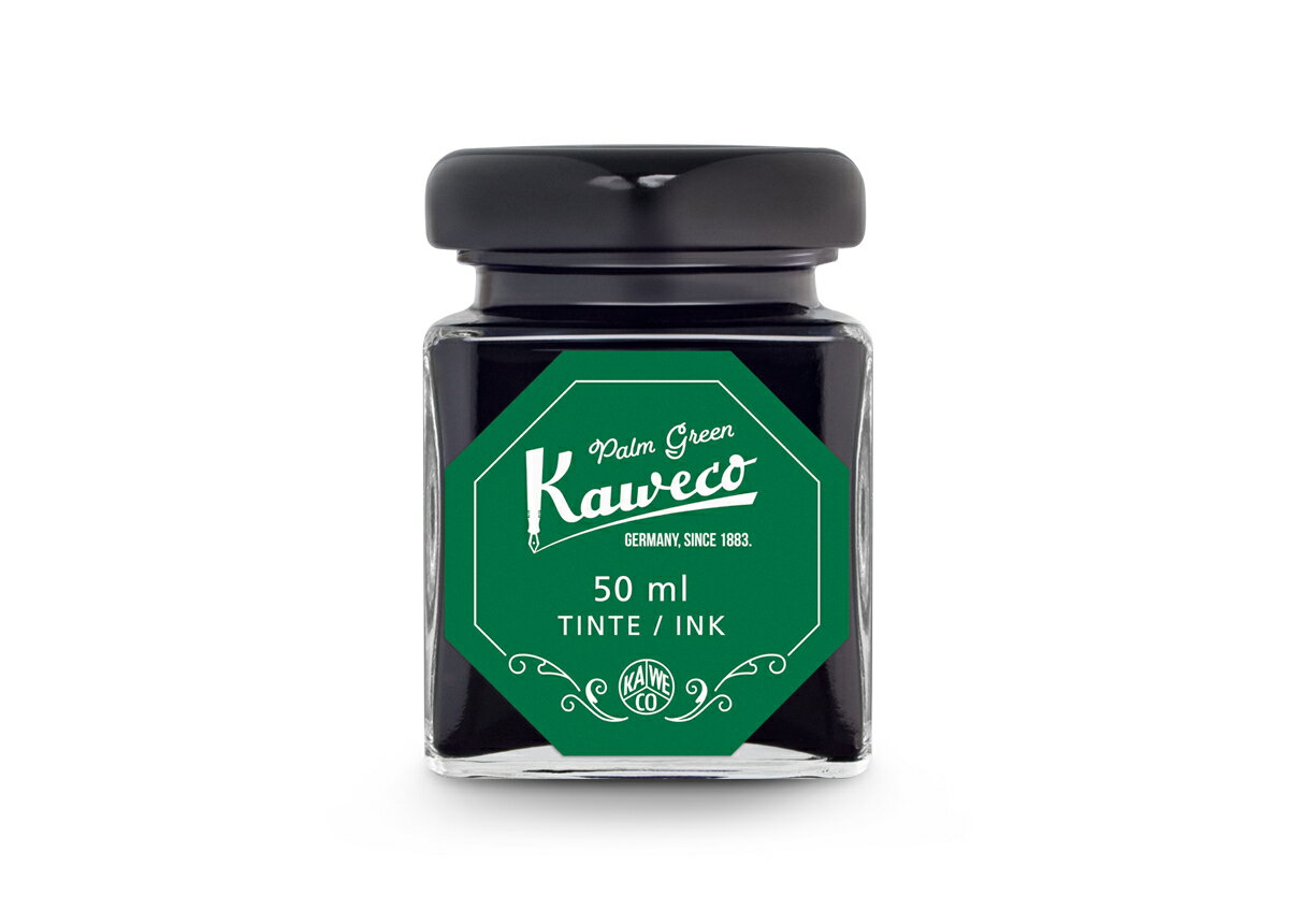 預購商品 德國 KAWECO 瓶裝墨水 棕櫚綠 50ml /瓶 4250278625733