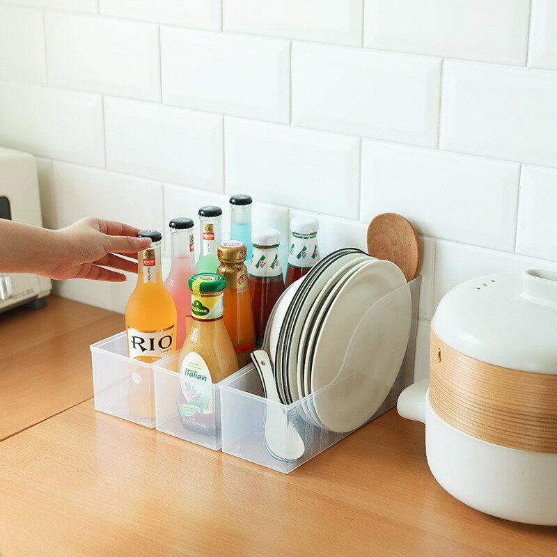 L型透明書架【Y035】台灣出貨 居家  廚房收納架 鍋架 雜誌架 置物架 文件架 文件盒 收納盒 桌面收納整理盒 1