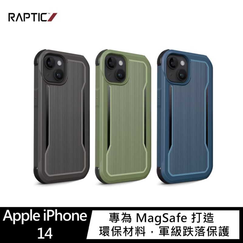 【愛瘋潮】 99免運 手機殼 RAPTIC Apple iPhone 14 Fort Magsafe 保護殼【APP下單最高22%回饋】