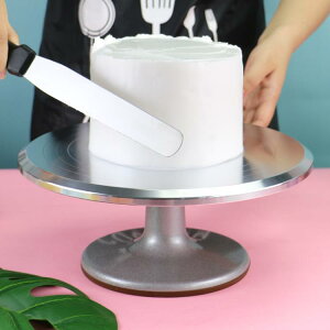 鋁合金轉台蛋糕裱花台商用專業轉盤旋轉台蛋糕架烘焙工具套裝家用