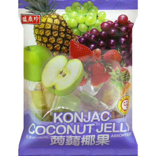 盛香珍 蒟蒻椰果果凍-綜合風味 420g【康鄰超市】