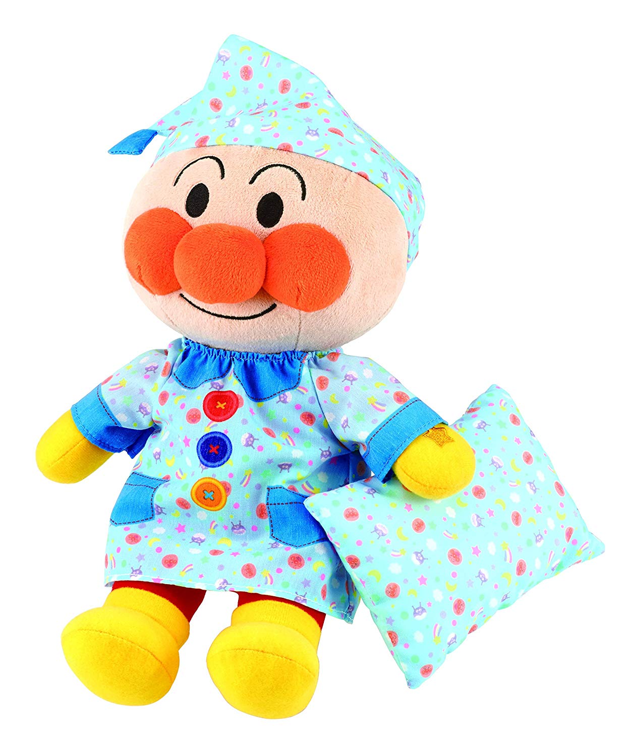 全新 日本正版 Anpanman  麵包超人 晚安版 會說話的絨毛玩偶 陪伴寶寶睡覺 兒童知育玩具 親子同樂 禮物 日本必買代購
