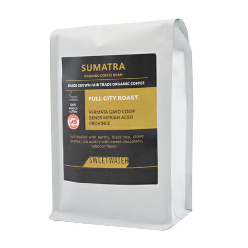 <br/><br/>  【SWEETWATER】蘇門答臘有機咖啡豆---半磅(227g)<br/><br/>