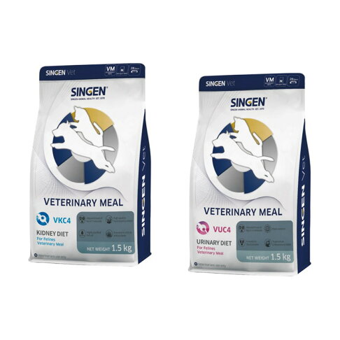 SINGEN 信元處方貓飼料 VKC4貓用腎臟 VUC4 貓下泌尿道 1.5KG LP34 C/D/RF23 1