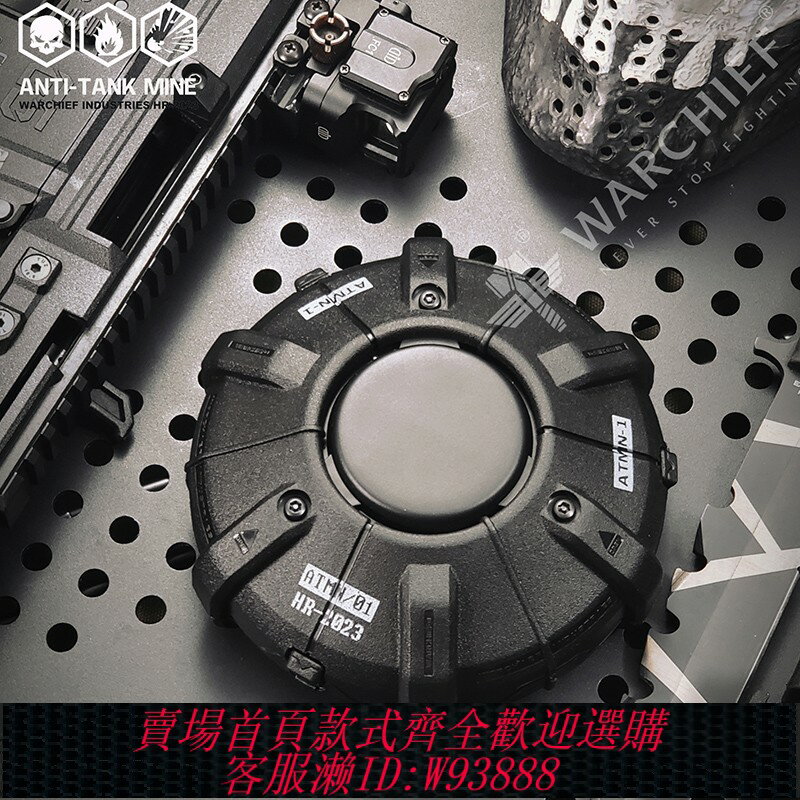 {臺灣公司貨 可打統編}酋長戰術露營蚊香盒戶外帳篷防燙香薰盒戶外軍事風地雷模型驅蚊架