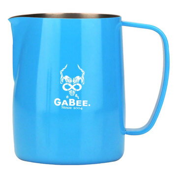 金時代書香咖啡 GABEE. 1407B 拉花杯 300CC (藍) HC7104BU