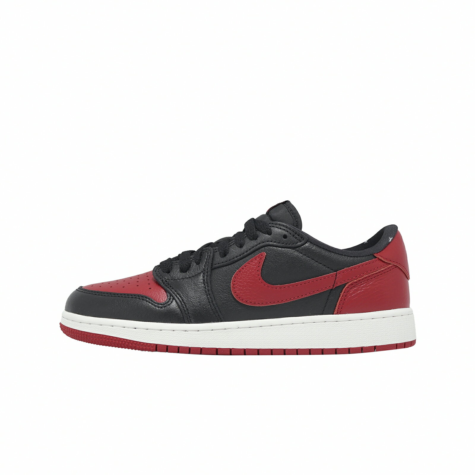 Nike 休閒鞋 Air Jordan 1 Retro Low OG GS 大童 黑紅 IW6277-001