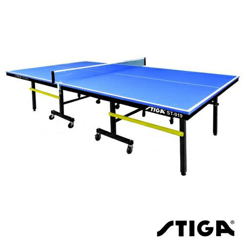 【H.Y SPORT】STIGA ST-919桌球桌/ 桌球檯/乒乓球桌 19mm /ST919附網架、桌拍及桌球