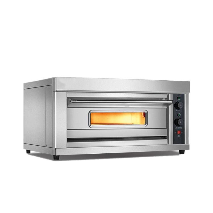 1層1盤烤箱小型平爐 商用蛋糕店披薩雙控溫烤箱 可改電壓110V