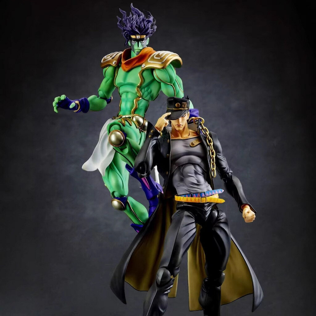 JOJO的奇妙冒險BIG超像可動人偶 白金之星空條承太郎動漫模型