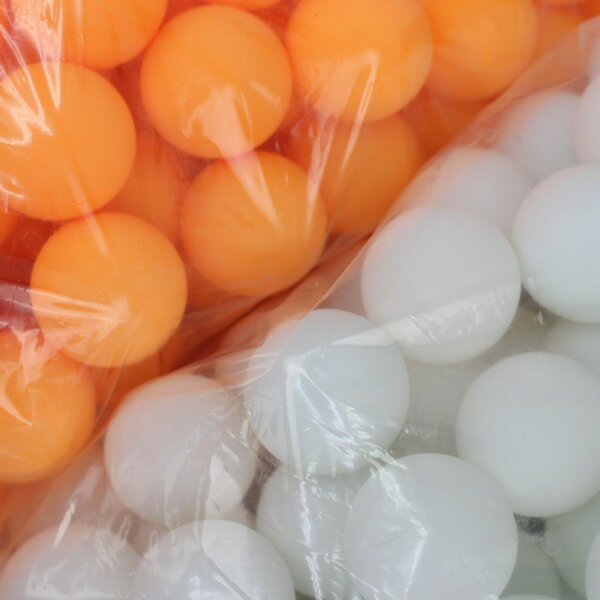 乒乓球 一般空白桌球 直徑40mm/一包150粒入(定10)(練習用 橘色 白色)~5481