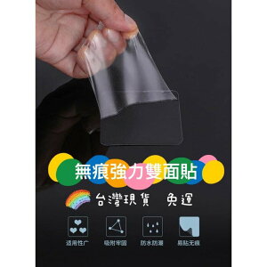 台灣現貨👍亞克力膠 雙面透明膠 無痕貼 輔助貼強力無痕貼 防水魔力貼 可隨意剪裁