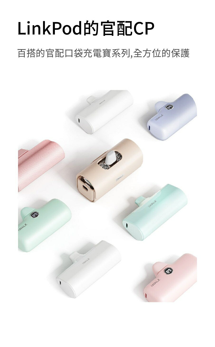 iWALK皮套 保護套 保護殼 行動電源 皮套 蘋果 安卓 apple Type-c 7