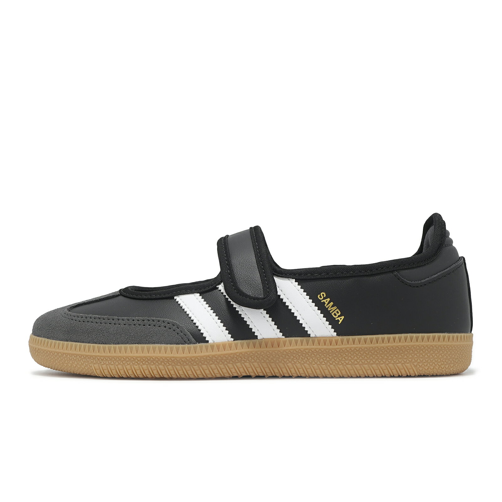 adidas 愛迪達 瑪莉珍鞋 Samba Jane W 女鞋 黑 白 膠底 麂皮 休閒鞋 復古 愛迪達 