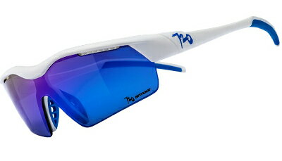 720armour Hitman JR 運動太陽眼鏡 青少年款 B325-4 消光白框全面藍多層鍍膜防爆PC片 BSMI D33E04