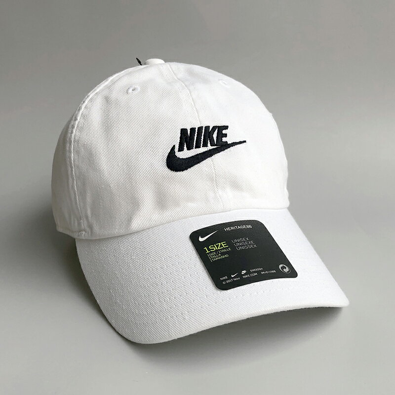 美國百分百【全新真品】NIKE 耐吉帽子配件老帽棒球帽男女遮陽帽鴨舌帽戶外運動路跑白色AU55 | 美國百分百直營店|