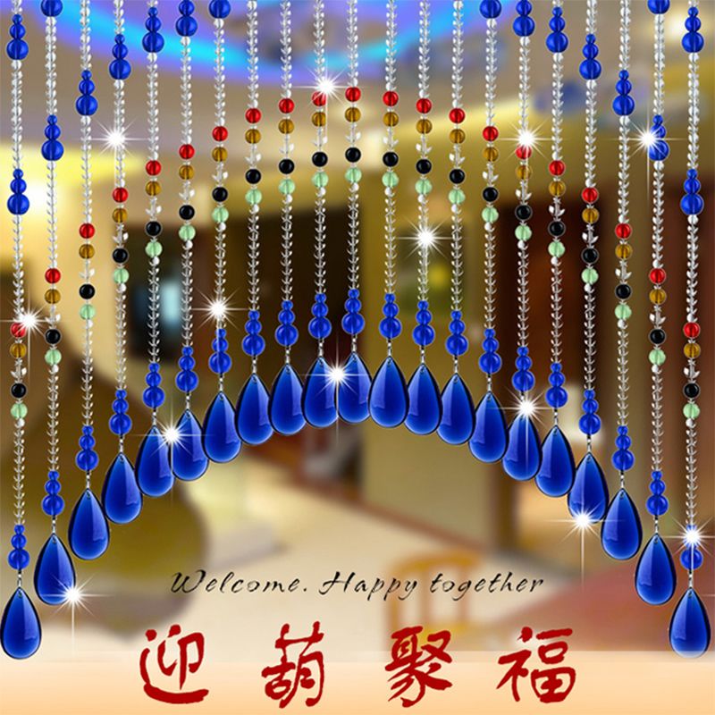 工廠直銷 【附發票】 免運 珠簾 門簾 玄關隔斷簾 風水簾 珠簾水晶珠簾門簾隔斷簾玻璃水晶簾子衛生間客廳弧形簾風水簾特惠/開立發票 全館八折 售後保障 s1217