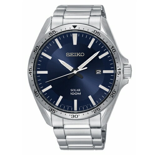 SEIKO 潮流時尚防水百米太陽能腕錶/SNE483P1/V157-0CP0B